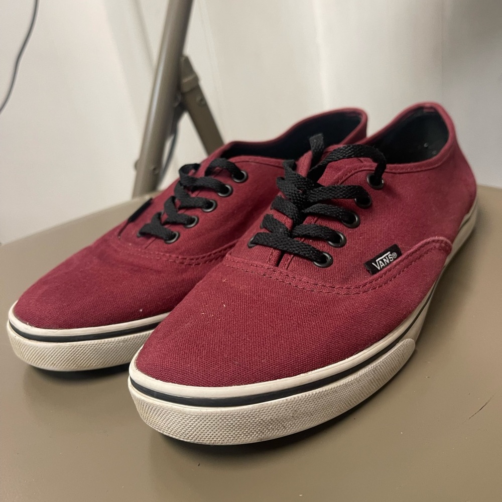 Authentic Maroon Vans